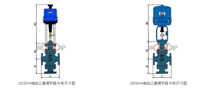 電動三通調(diào)節(jié)閥結(jié)構(gòu)圖