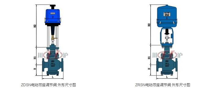 電動雙座調節(jié)閥結構圖