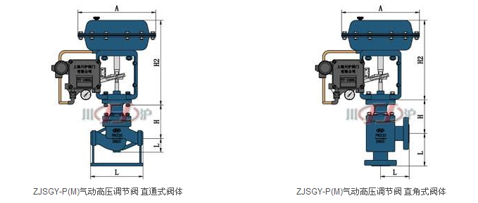 氣動高壓調(diào)節(jié)閥結(jié)構(gòu)圖